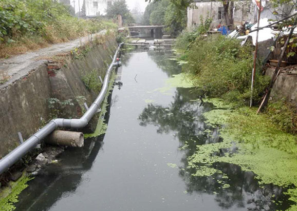 南京秦淮區果園河水體黑臭應急治理工程